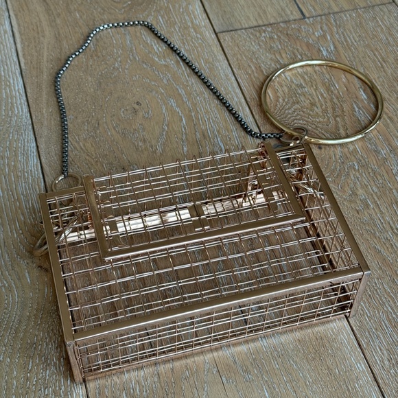 Rose Gold Martine Ali Cage Bag - Picture 6 of 13